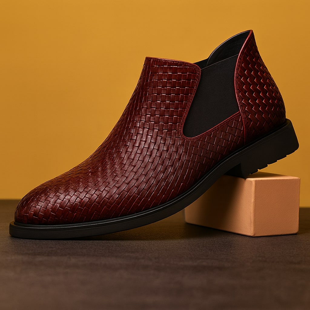 Riccardo Woven Leather Slip-On Shoe